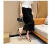 2024 Women's Summer European & American Style Stiletto Heel Flip-Flops with Square Toe