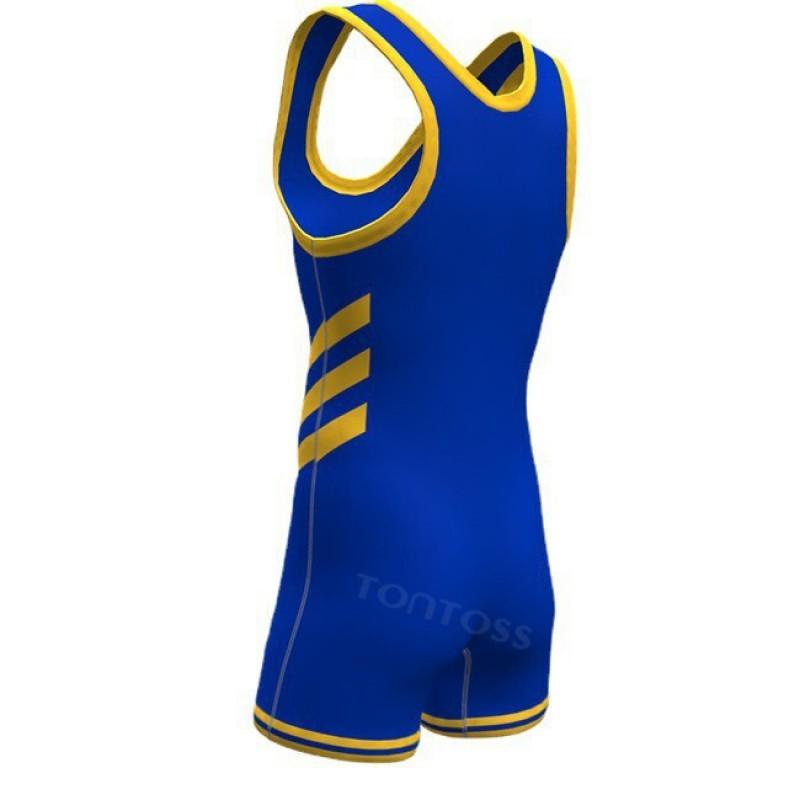 Canottiera da Lotta Libera con Stampa a Trasferimento Termico Uomo Donna Spandex Lycra Tuta Atletica a Compressione