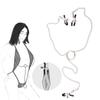 Body Clamp Chain Adjustable Pressure 3-Head Clitoral Body Clip Ring Men Women Non Piercing Body Jewelry Adults Sex Toy