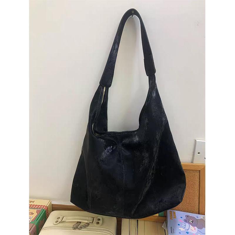 

Large Capacity Bag Women S Spring And Summer Fashion Commuter Shoulder Underarm Bag Casual Versatile Portable Tote Bag чёрный