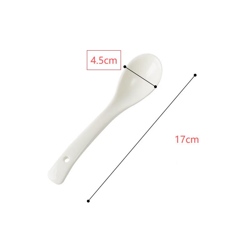 

Керамические суповые ложки Shandie Pure White
