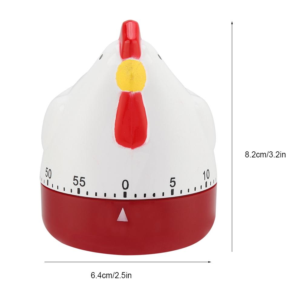 Chicken Timer Cooking Timer Timer Lovely Chicken Timer Mechanical Kitchen Cooking Alarm Clock for Home Decor Timing Reminder