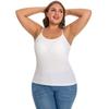 Women Large Size Camisole Adjustable Strap Vest Sleeveless Top
