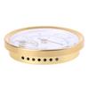 Indoor Outdoor Thermometer Hygrometer Gold 2 in 1 Temperature Humidity Gauge Analog Hygrometer for Indoor Office Home