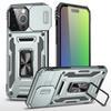 Heavy-duty Armored 2-in-1 Fall-proof Case for Iphone 16 15 14 13 12 Pro Max 11 Lens Protection Ring Holder Phone Case