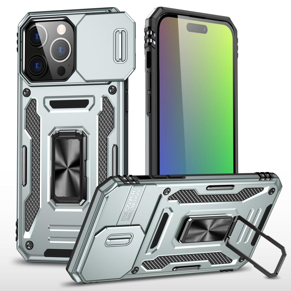 Heavy-duty Armored 2-in-1 Fall-proof Case for Iphone 16 15 14 13 12 Pro Max 11 Lens Protection Ring Holder Phone Case