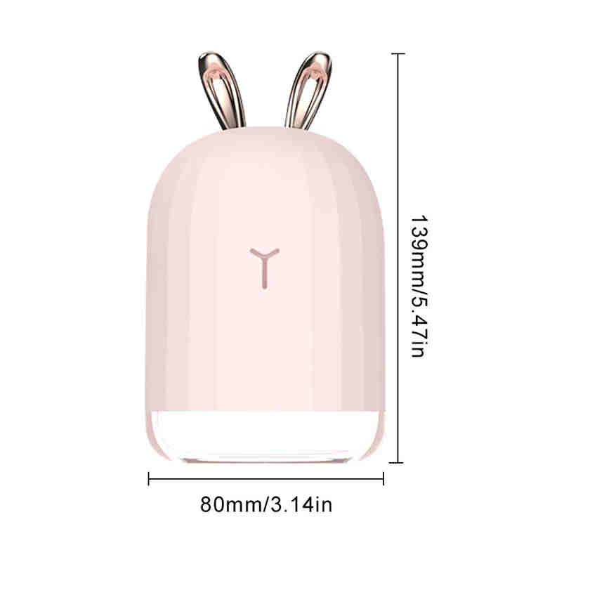 Cute Air Humidifier Ultrasonic Aroma Essential Diffuser Home Car USB Fogger Mist Maker 220 ml