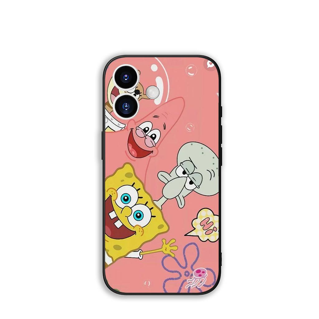 for Samsung Galaxy A07 A13 A12 A23 A50 A51 A52 A53 A70 A71 A72 A04 Note 20 9 8 10 Case S-SpongeBobs s-SquarePant S-Sponges Bobs