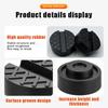 Universal Car Jack Rubber Pads Lift Jack Stand Pad Floor Slotted Car Jack Rubber Pad Frame Protector Adapter Jacking Tool