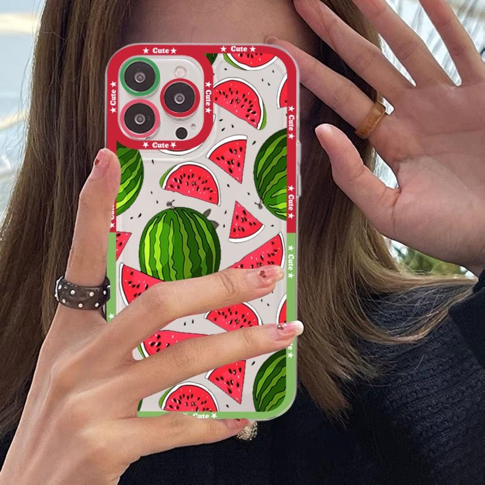 Watermelon Pattern Phone Case For Redmi 7 8 9 A For Redmi Note 5 7 8 9 10 11 Pro Max 4G 5G Funfas
