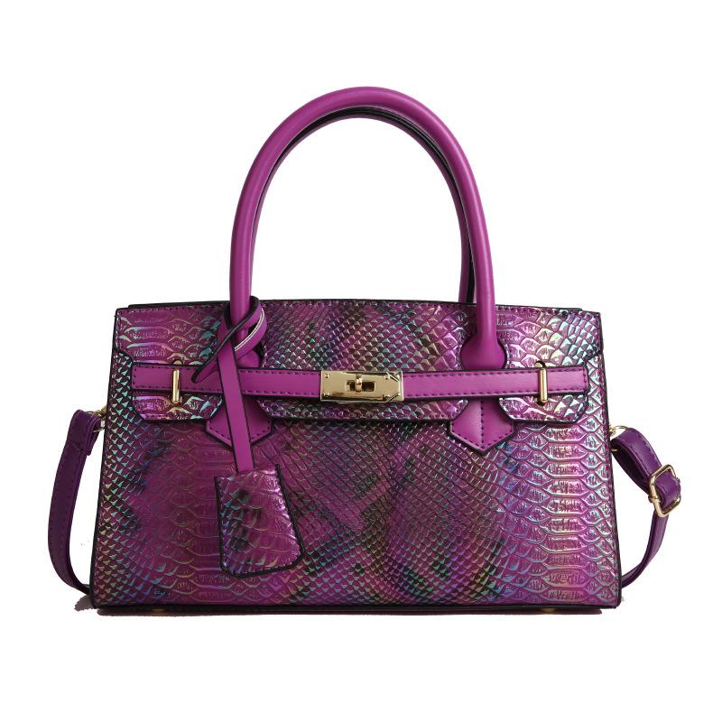 Women's 2025 Crocodile & Leopard Pattern Crossbody Shoulder Handbag