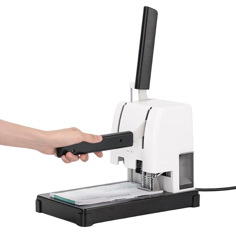 Deli GB341 Manual Financial Binding Machine CN plug (adapter included)