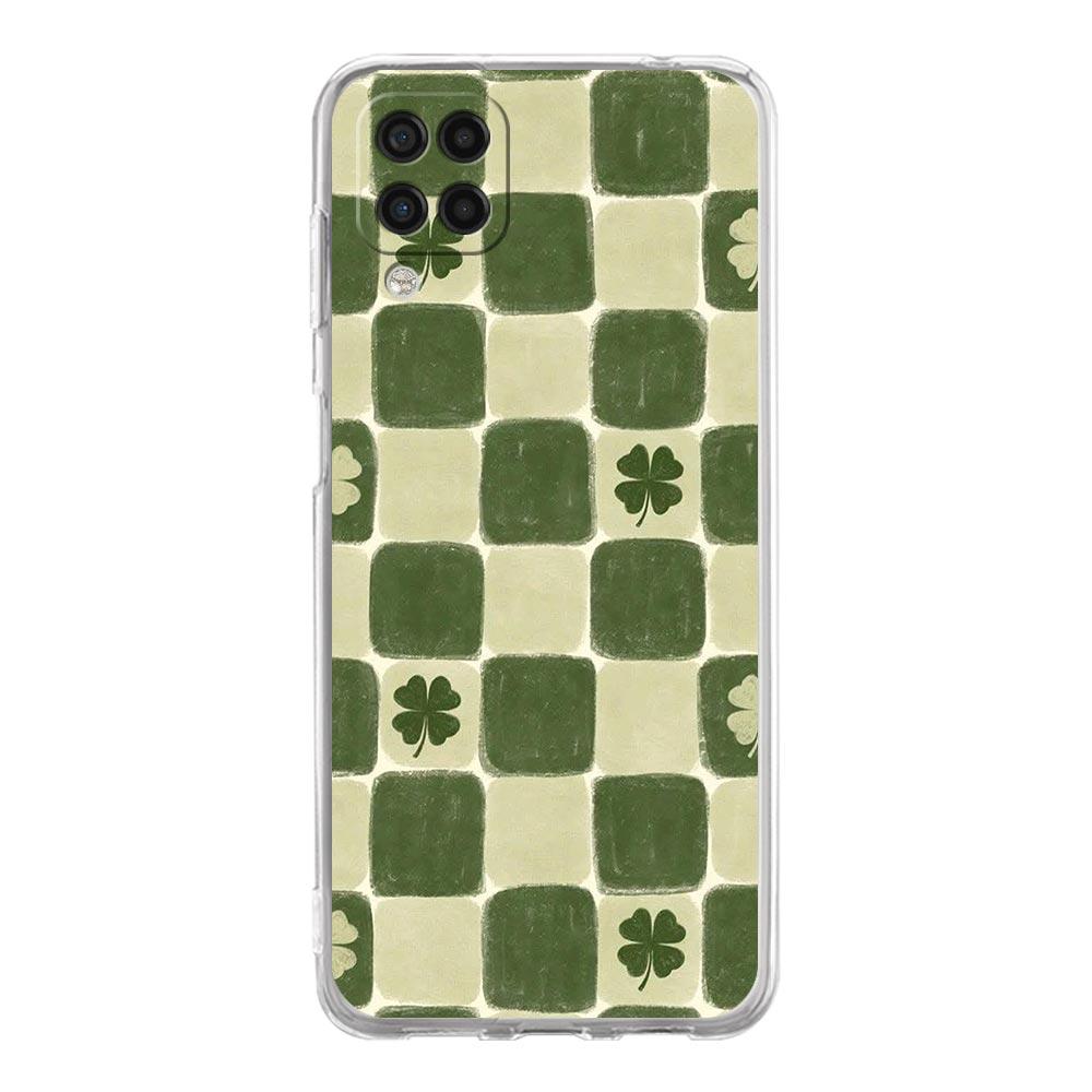 Phone Case For Samsung A13 A33 A35 A55 A73 A53 A23 A51 A71 A21S A72 A31 A41 A05s A03S A15 A25 5G Cover Checkerboard chess board