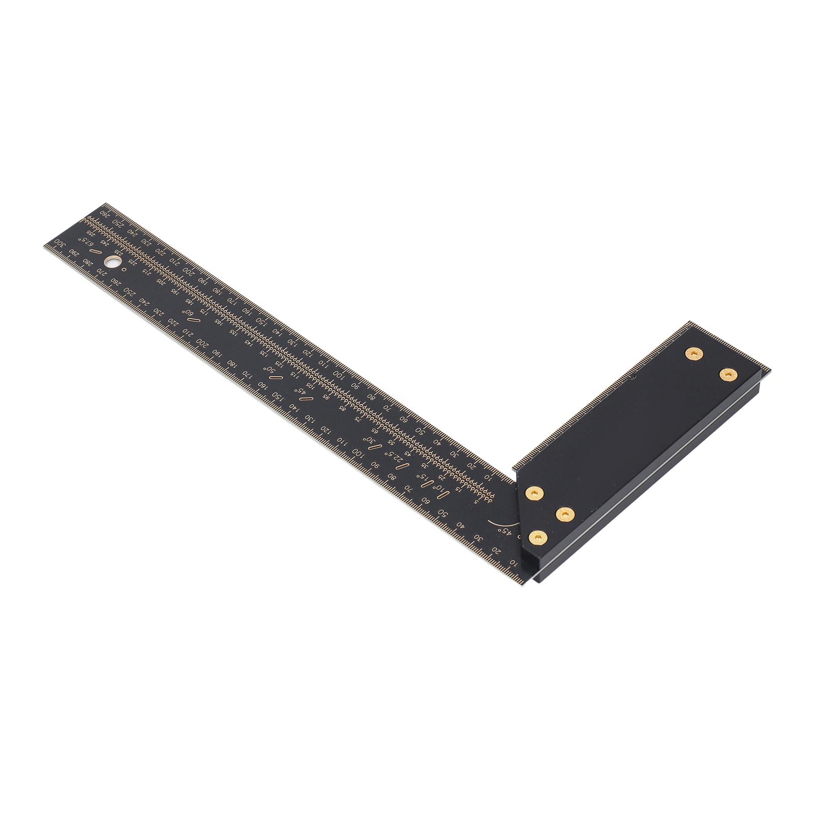 

L-образная линейка с отверстием из алюминиевого сплава для деревообработки, разметочный инструмент для измерения, угольник, прямой угол