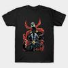 Men Black Print T-shirt Spawn No-Cut Transfer Paper Print Cotton Tshirt