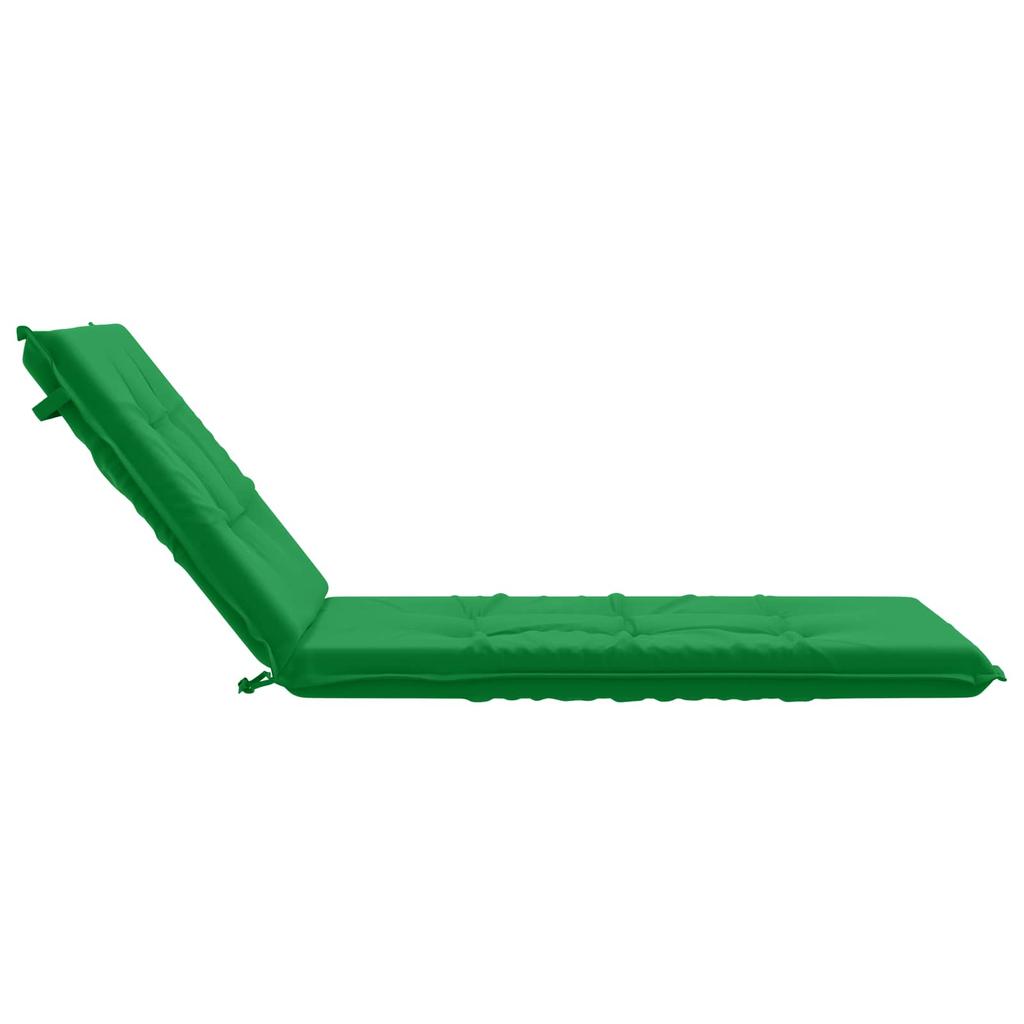 Sun Lounger Cushion GEMERT 100percent Polyester Green 190 X 80 X 9 Cm