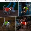2 Pieces Dog Hunting Vest Reflective Safety Vest Adjustable,High Visibility Jacket Make Your Dog More Visible and Safety from Hunter (Fluorescent