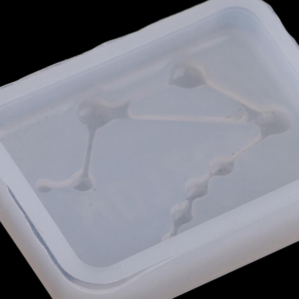 Clear DIY Silicone Resin Constellation Pendant Charms Tags Making