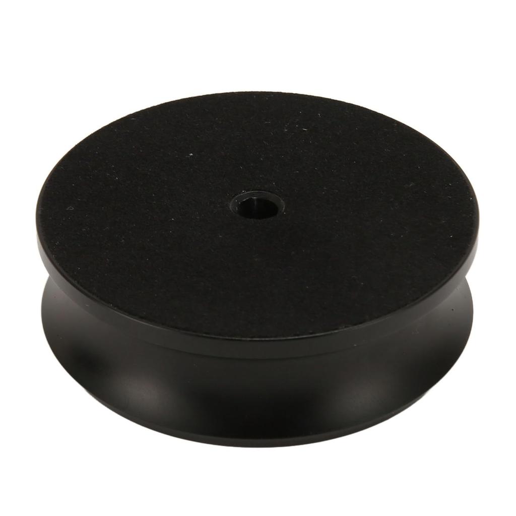 Record Weight Stabilizer Turntable HiFi Aluminum Alloy LP Turntable Disc Compatible with Various Record Sizes and LP Record Players Clamp, Stabilizer,