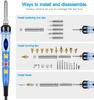 Pyrography Pen Kit Soldering Iron Kit, Wood Burning Kit 80W with Adjustable Temperature 200~450℃, DIY Tool Set