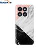 Phone Case For Xiaomi 14 Pro Case Soft Clear Painted Silicone Bumper Capa For Xiaomi 14 13T Mi 13T Pro Protect Transparent Cover