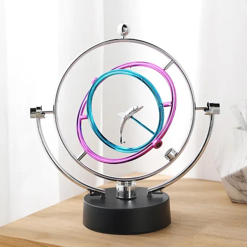 Pendolo di Newton, sfera con culla, giocattolo di fisica per l'equilibrio dinamico, decorazione da tavolo creativa, ornamento artigianale