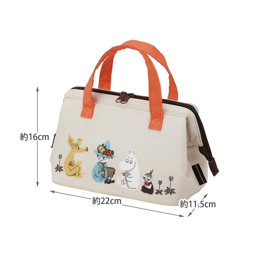 Skater Insulated Lunch Bag with Moomin 22 X X 16 Clasp, Design, 11.5 Cm, KGA1-A