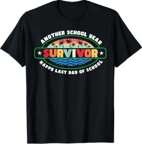 Another School Year Survivor The Longest School Year Ever T-Shirt 3XL