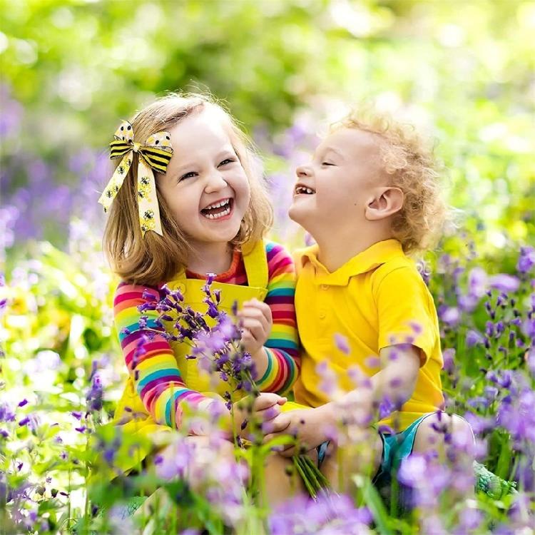 1 Roll Bumblebees Ribbon Handmade Bowknot Wreath Adult DIY Making Supplies