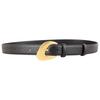 Leather Belt, Irregular Pin Buckle Decoration For Women, With Jeans Belt.