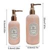 250/500Ml Soap Dispenser Container Refillable Empty Liquid Hand Sanitizer Shampoo Shower Gel Pump Bottles Bathroom Kitchen