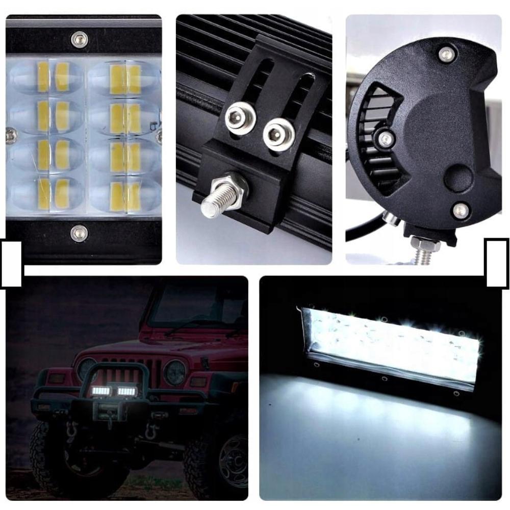 Halogenowe LED-owe światła robocze do samochodów, dalekosiężne, zestaw halogenowy, lampa do jazdy