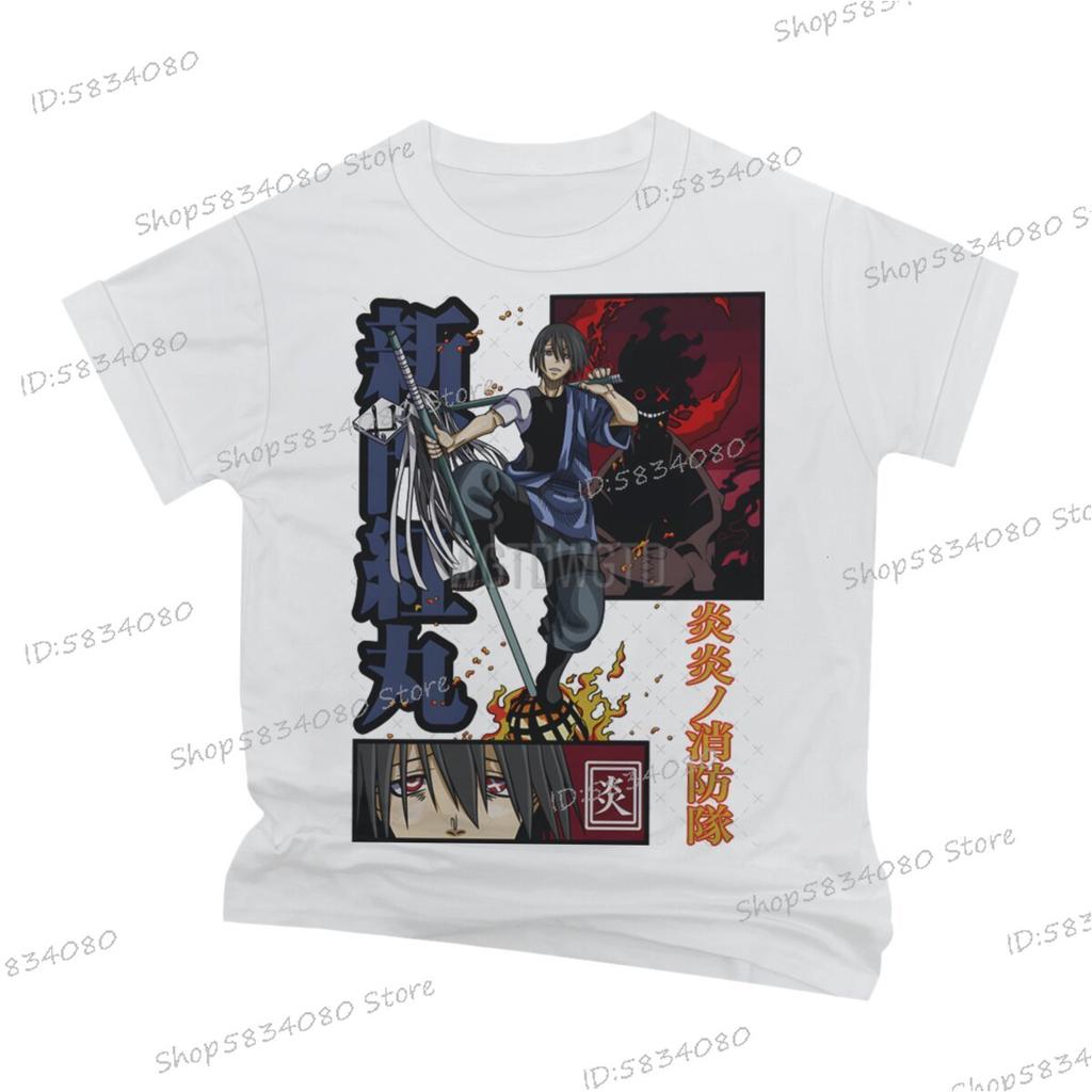 Anime Fire Force Printed Cool TShirt Anime Unisexga Adult Vintage Soft Tees Gift for Him Classic Fire Force Streetwear Tshirts
