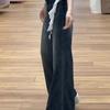 Cement Grey Micro-Flare Jeans: Women's Summer 2026, Thin Style, Pear Shape, Plus Size, Slimming Straight Leg Pants
