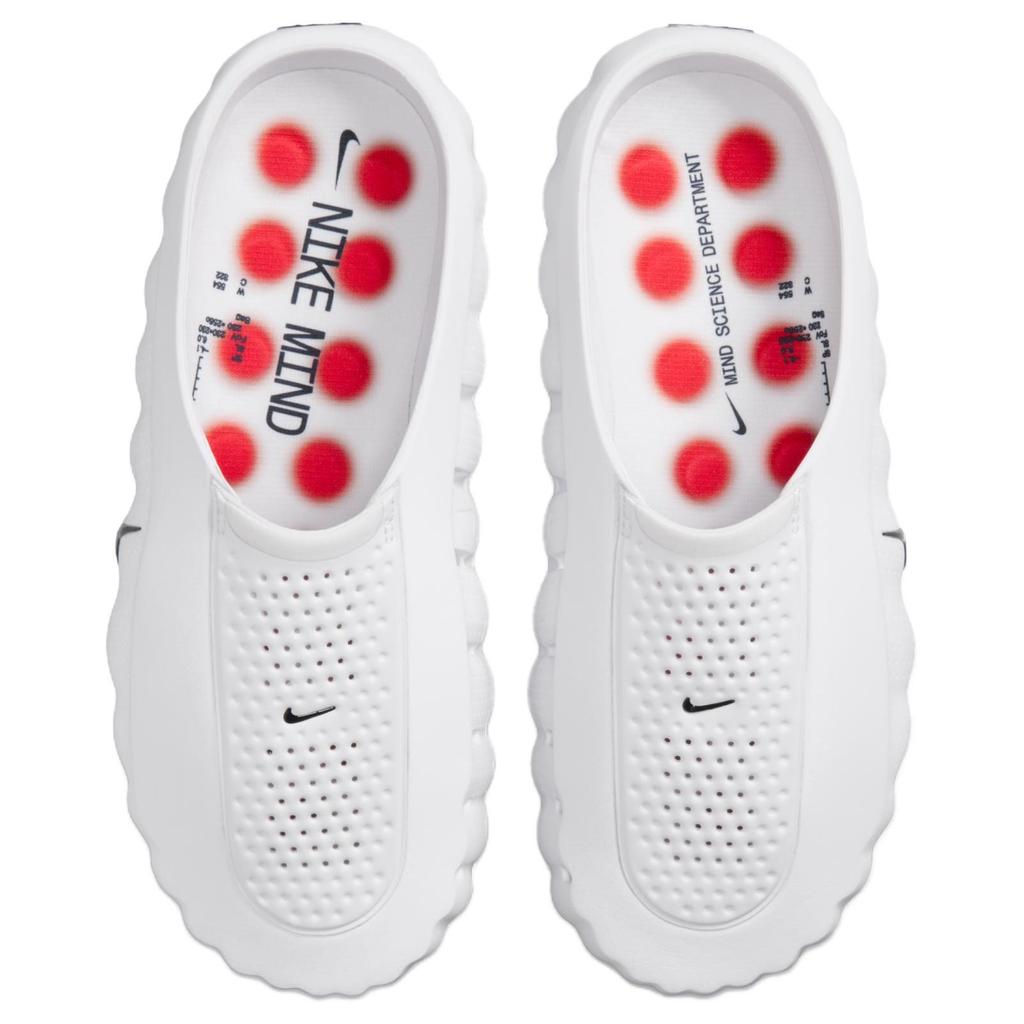 Nike Ciabatte Mind 001 a punta chiusa da uomo Bianco HQ4307-101