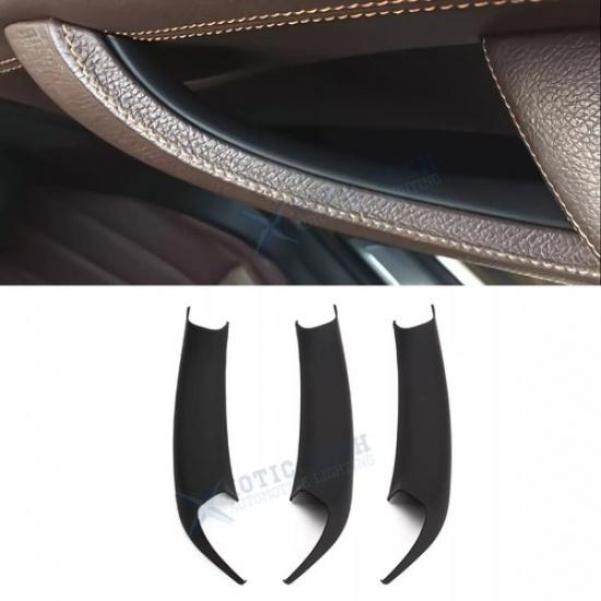 

3Pcs Inner Handle Interior Door Panel Pull Trim Cover for BMW X3 X4 F25 F26
