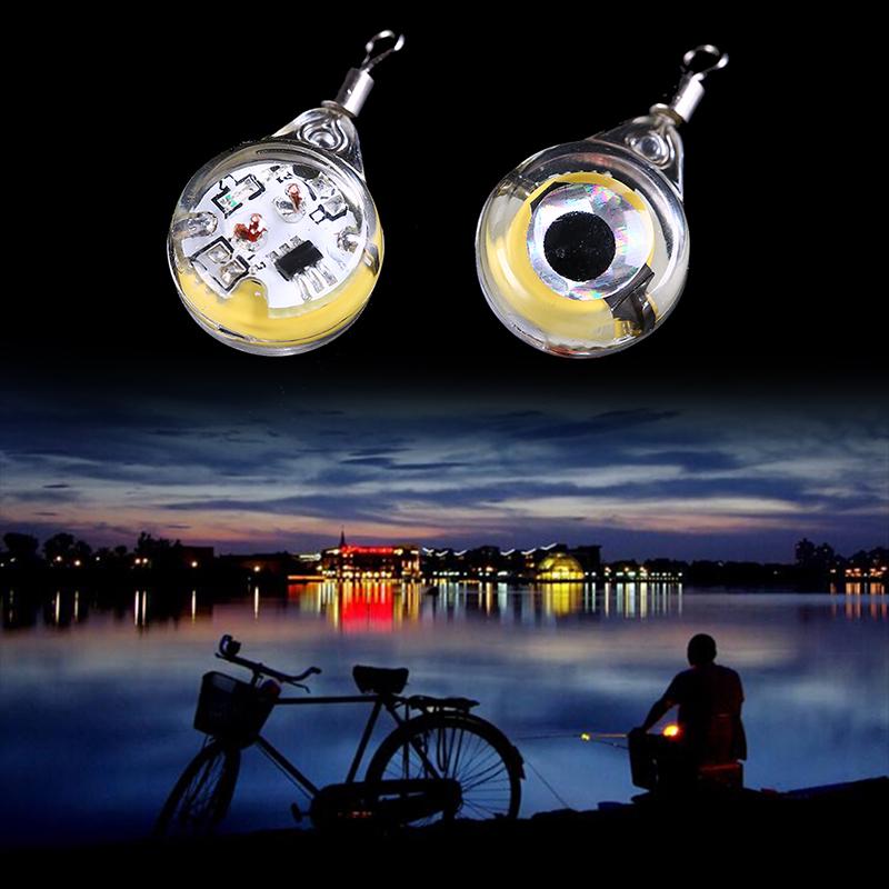 Underwater Fish Attraction Lamp Lure Green Led Flashing Fishing Light Squid Bait