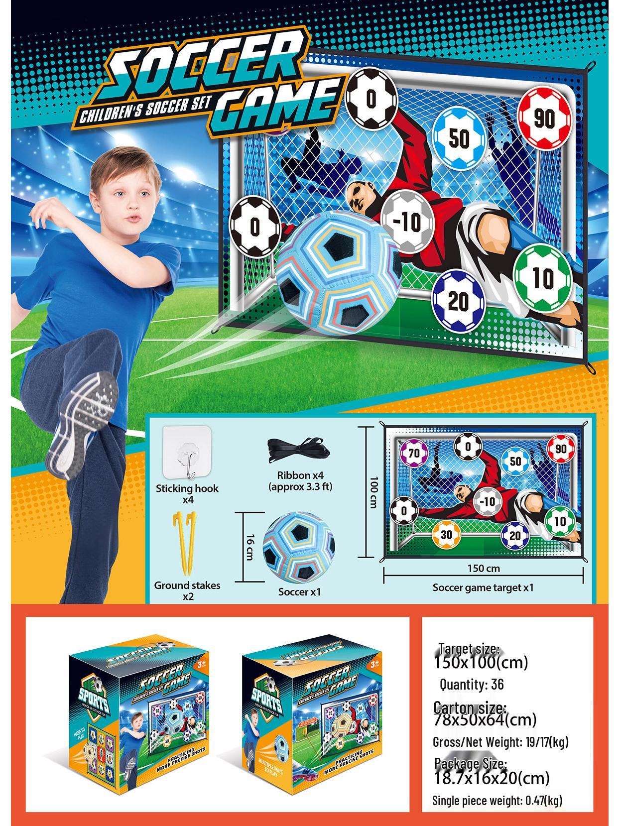 Cross-Border Children s Velcro Football Game - Indoor/Outdoor Sports Toy