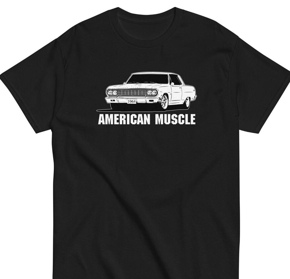 1964 Chevelle T-Shirt, Mens American Muscle Car Enthusiasts Shirt Gift Unisex T-Shirt XXXXL