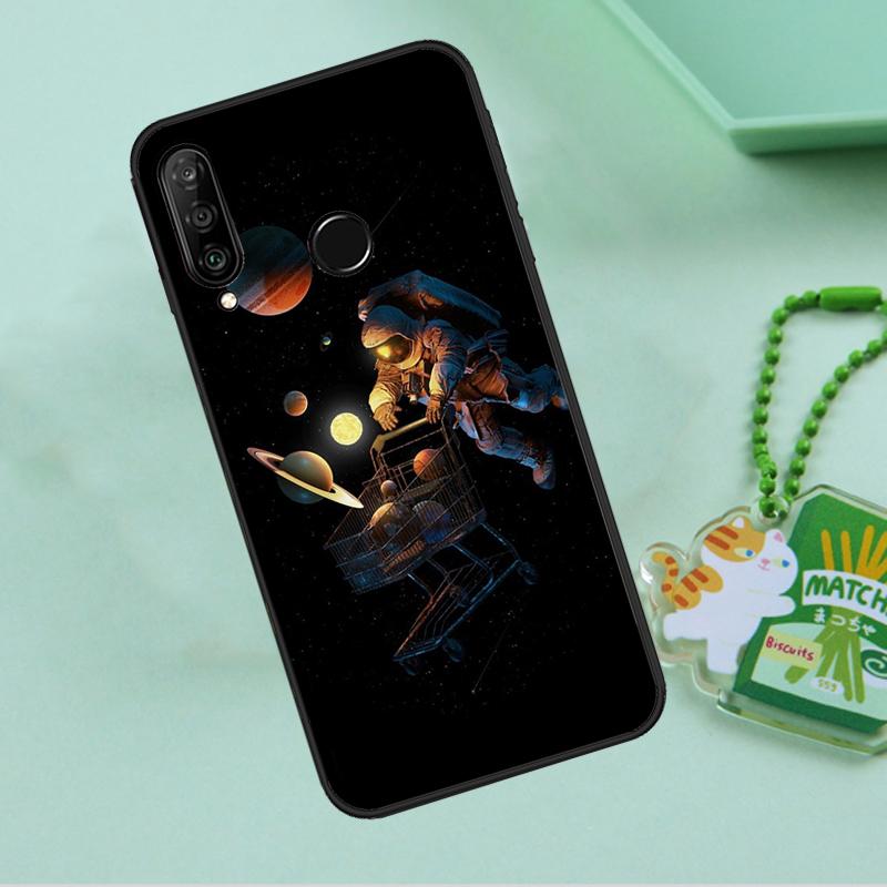 Space Planets Solar System For Huawei Nova Y90 Y70 Y60 Y61 Y91 Y72 9 10 SE 12i 12s 11i 5T P60 Pro P20 P30 P40 Lite Case