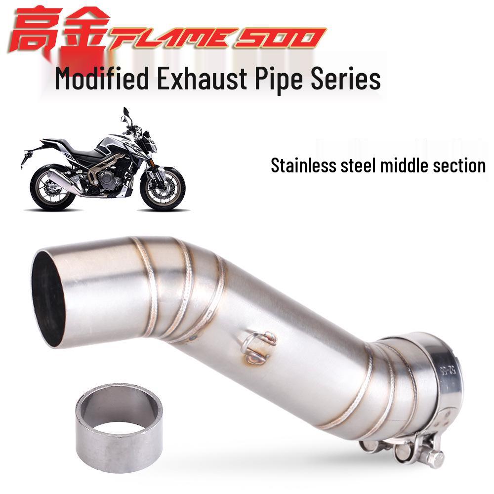 Gaokin Flame500 Exhaust 51mm Mid-Section Connector Modification