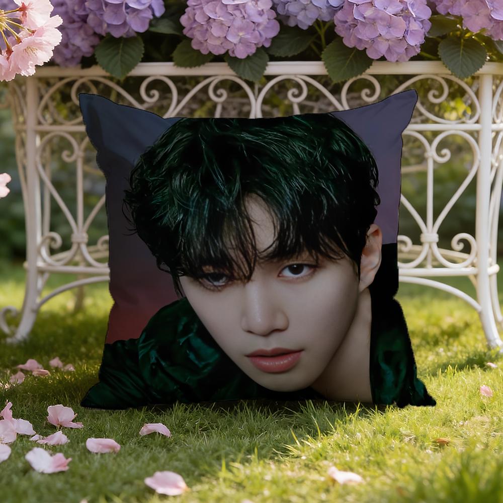 Kpop Lee J-Junho Cushion Cover Home & Car Dual-Scene Pillow Cover: Reversible for Premium Comfort