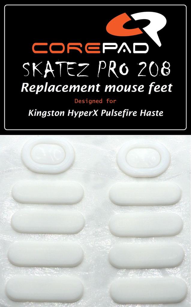 Corepad Skatez PRO Mouse Soles for Kingston HyperX Pulsefire HasteHaste 2 (2-Pack)