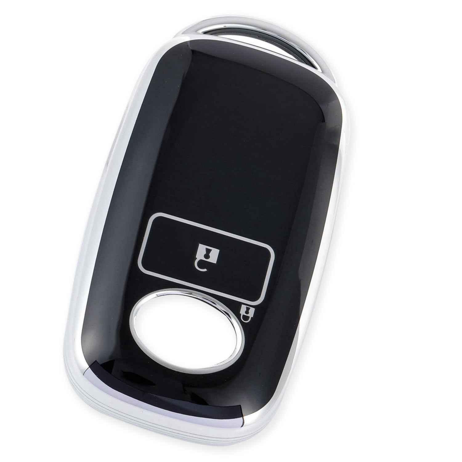 ZANEKO Key Case Compatible Toyota Rise Roomy Key Cover Compatible 23ZA-ybTPU-DFb2-SilverBlack серебряный