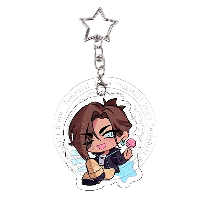 Alien Stage Acrylic Keychain Set Kawaii Exquisite Student Mizi Ivan & Till Luka Keyring Bag Pendant Charms Ivan Festival Gift