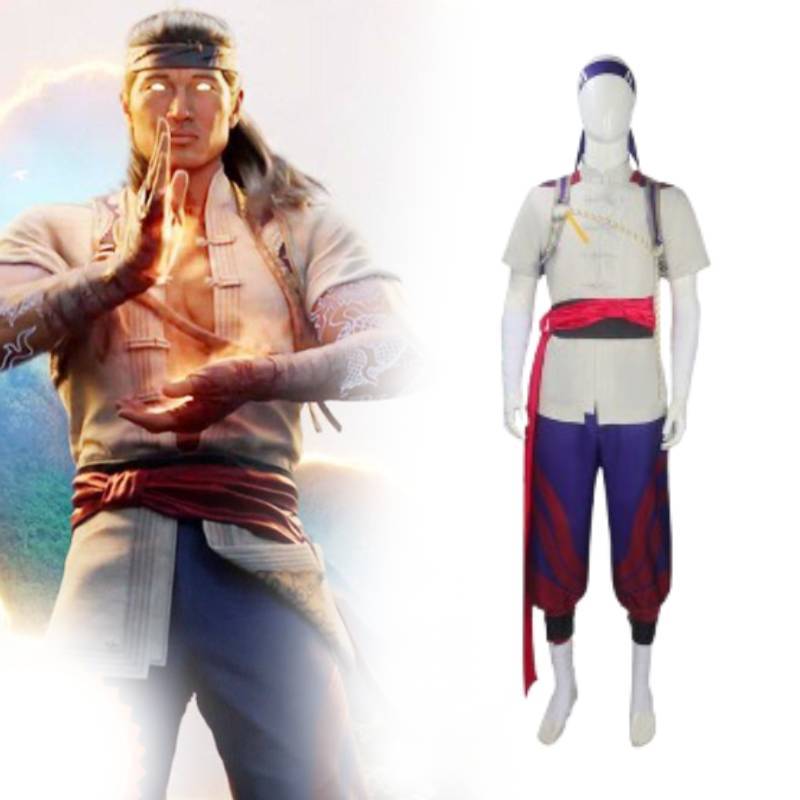 Mortal Kombat Jc Costume Cosplay Suit With Polyester Material For Anime Role Play