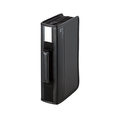 

ELECOM DVD/CD/Blu-ray Case Wallet with Zipper 96 Discs Capacity [Black] CCD-SSB96BK (Japan Import)