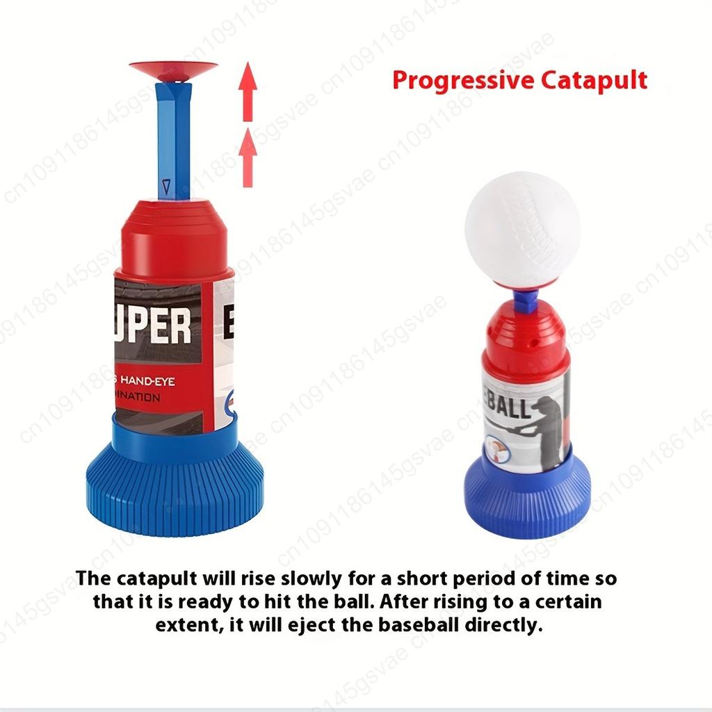 Children Baseball Ball Toys Games Adjustable Automatic Pitching Baseball Machine Toy Sets Kids Outdoor Sports Birthday Boy Gift