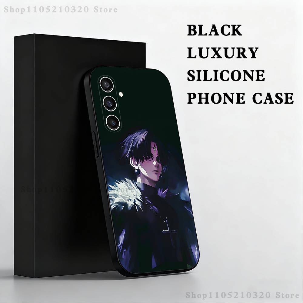 C-Chrollo L-Lucilfer Phone Case For Samsung S25,S24,S21,S22,S23,S30,Ultra,S20,Plus,Fe,Lite,Note,10,9,5G Black Cover