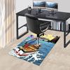 Bootsreise Meeresabenteuer Teppich für Spielzimmer Schlafzimmer Wohnzimmer Sofa Heimdekor Kinder Spielbereich Teppich Rutschfeste Bodenmatte